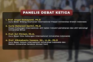 KPU umumkan debat ketiga di Istora Senayan, berikut daftar panelisnya