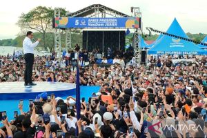 Capres Anies bakar semangat puluhan ribu relawan di Parepare