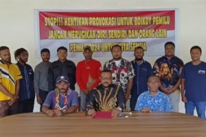 Tokoh adat Papua ajak warga tidak terprovokasi ancaman boikot Pemilu