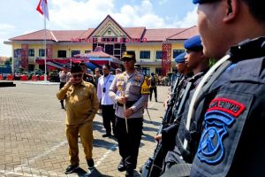 Brimob Polda Jatim disiagakan untuk pengamanan pemilu di Situbondo