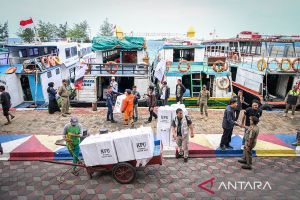 Pemkab Kepulauan Seribu tutup posko bersama Pemilu di Jakarta Utara