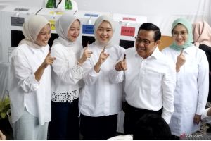 AMIN menang di TPS 23 Bangka Jaksel tempat Muhaimin mencoblos