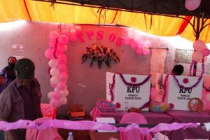 TPS bertema Valentin di Semarang semarakkan Pemilu 2024