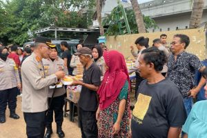 Cegah gangguan Kamtibmas, Kapolres sambangi kawasan padat penduduk 