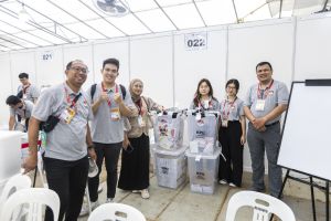 Ratusan relawan mahasiswa sukseskan Pemilu 2024 di Singapura