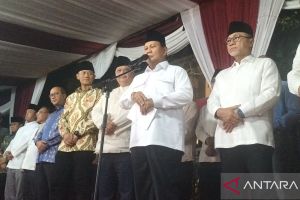 Resmi menangkan pemilu, Prabowo ucapkan terima kasih kepada KPU 
