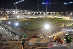 Pembangunan Stadion Utama Sumut untuk penutupan PON XXI capai  81 persen