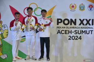 Kontingen Riau berada di puncak klasemen medali PON 2024