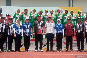 Sumut raih emas drumband nomor LBJP 400 meter putri