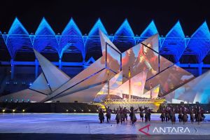 Upacara pembukaan PON Aceh-Sumut 2024 berlangsung meriah