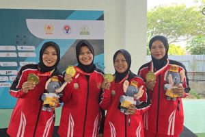 Tim petanque beregu putri Aceh sabet medali emas di PON 2024