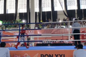 Stevannie kawinkan medali emas seni dan laga muaythai PON 2024