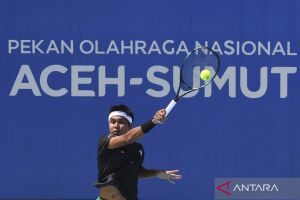 PON XXI Aceh-Sumut: Penyisihan tenis beregu putra
