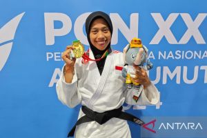 Shifa Aulia persembahkan medali emas judo untuk ibunda
