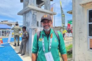 Cali Amaral terkesan dengan arena triathlon Danau Lut Tawar