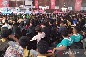 Tinju - Dua wakil Sumut tampil perkasa pada hari keempat PON 2024