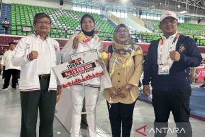 Permata Cinta Nadya raih emas taekwondo meski dalam kondisi cedera