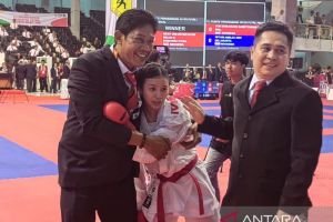 Annisa balas kekalahan dari karateka tuan rumah untuk raih emas