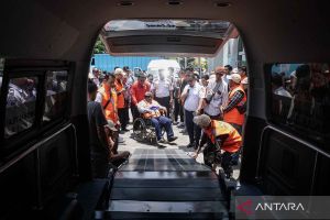 Ratusan relawan mengikuti pelatihan menjelang Peparnas 2024 di Solo