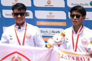 Jakarta ‘pecah telur’ medali emas cabang olahraga dayung PON XXI