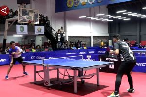Jabar kalahkan tuan rumah Aceh di penyisihan tenis meja beregu putra