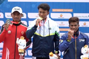 Jabar raih medali emas dayung nomor tunggal kano 1.000 meter putra