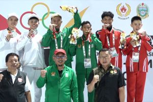 Jawa Timur gondol medali emas barongsai halang rintang