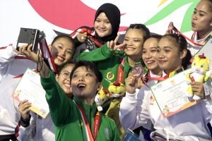 Latihan hingga ke Tiongok, Jatim amankan dua medali emas Wushu PON XXI