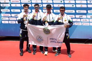 Rebut tiga medali emas dayung rowing, Jabar kokoh di puncak klasemen