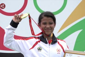 Amellya tambah satu emas untuk Jateng di balap sepeda BMX racing