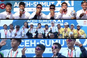 Jawa Barat hattrick medali emas dayung nomor kayak 500 meter