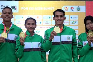 Sumut peroleh medali emas atletik keenam lewat nomor estafet campuran