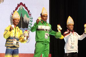 Tampil perkasa, Sumut rebut dua medali emas binaragawan putra