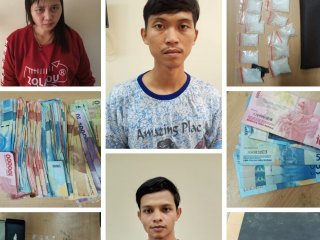 BNN Langkat "sikat" tiga bandar sabu-sabu, satu perempuan dan dua laki-laki