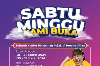 Seluruh Kantor Pajak Riau buka layanan Sabtu dan Minggu, ini lokasinya