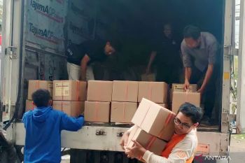 KPU OKU terima kiriman 555.724 surat suara Pilkada 2024