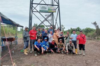 Belantara Foundation dirikan  menara pantau gajah liar di OKI