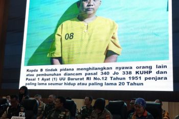 Kopda B akui tembak tiga polisi di Way Kanan