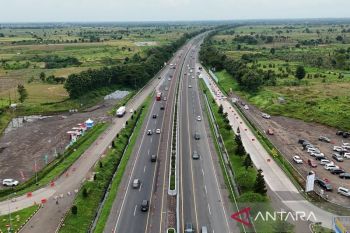 Jalan Tol Cipali dilintasi 1.400 kendaraan per jam pada arus balik
