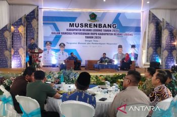 Musrenbang Rejang Lebong usulkan perbaikan infrastruktur ke pemerintah provinsi