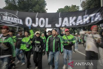 Polisi kerahkan 1.437 personel amankan unjuk rasa ojol di Monas