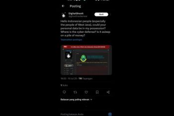 Data identitas 4,6 juta warga Jabar diklaim telah diretas