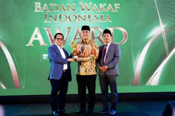 Kementerian ATR/BPN raih penghargaan dalam sertifikasi tanah wakaf oleh BWI Awards