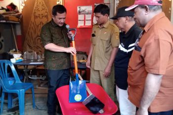 Bantu peralatan, Eko Suwanto ajak masyarakat tangguh hadapi bencana