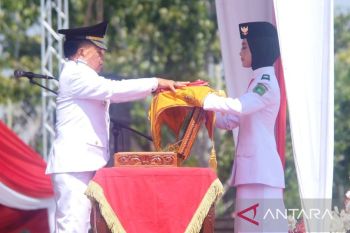 Meranti peringati HUT ke-80 RI, upacara khidmat dan penuh nasionalisme