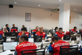 Pertamina Kilang Dumai simulasikan pemadaman kapal terbakar di area pelabuhan