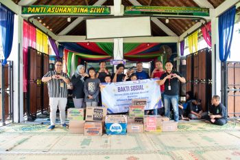 ANTARA biro DIY salurkan bantuan sembako ke Panti Asuhan Difabel Bina Siwi Bantul