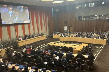 Sugiono at the UN appeals for peace as foundation to global challenges