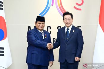 Di hadapan Presiden Lee, Prabowo cerita Indonesia gandrungi K-Pop