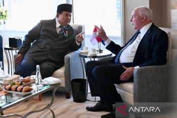 Bertemu mantan PM Paul Keating, Prabowo: Beliau sangat berpengalaman